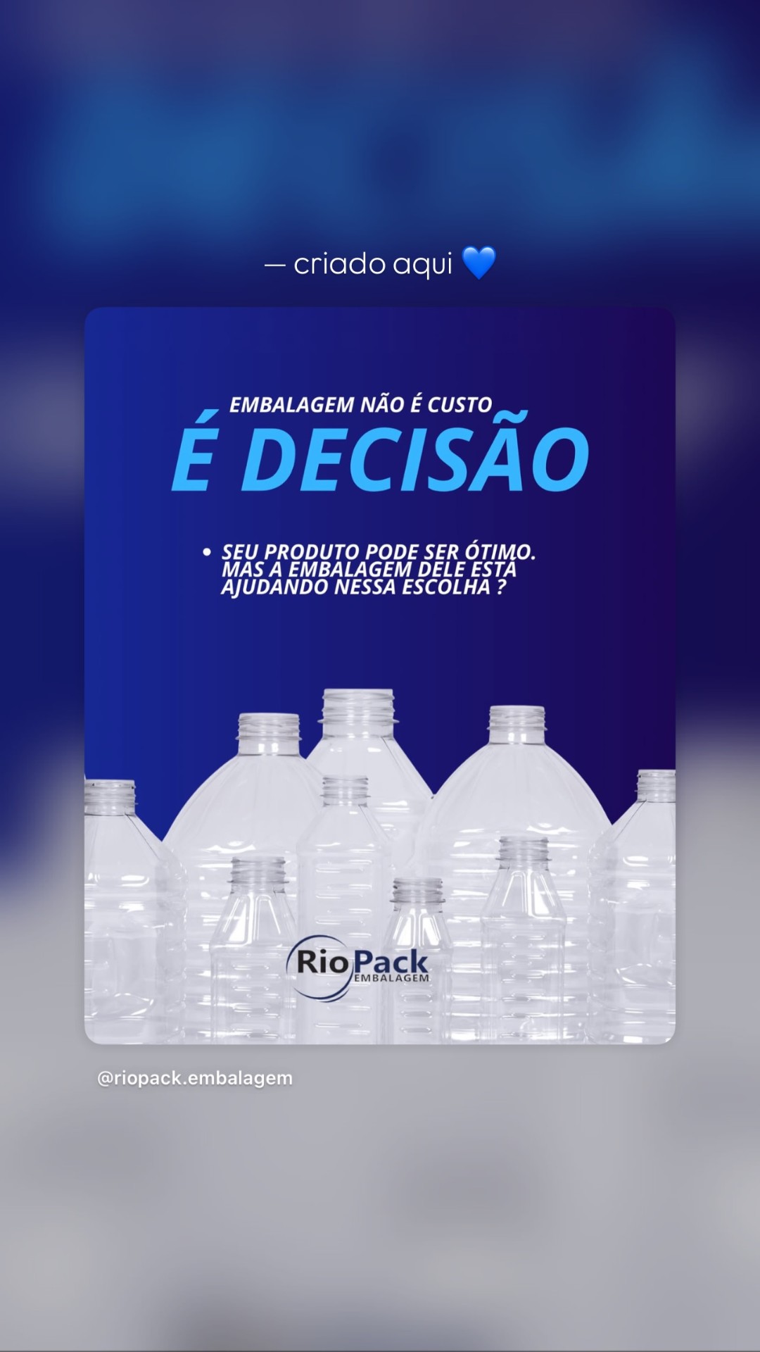 Peça criada por Iza Marketing